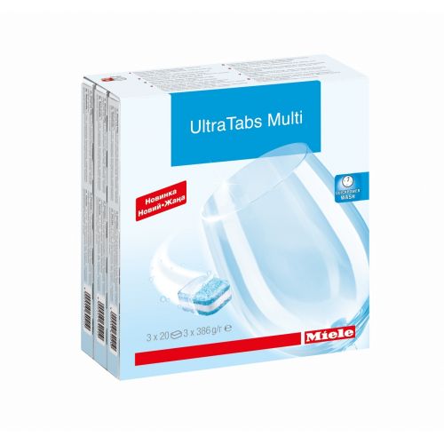 Miele Таблетки для мытья посуды  21995498EU3 (Ultra Tabs Multi (3х20шт)), фото 1