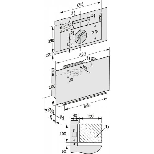 Вытяжка DA9091W Screen GRGR графитовый серый, фото 4